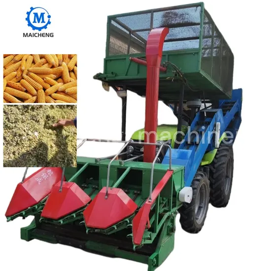 Tractor Mounted Corn Harvester Corn Straw Silage Harvester for Animals Feed