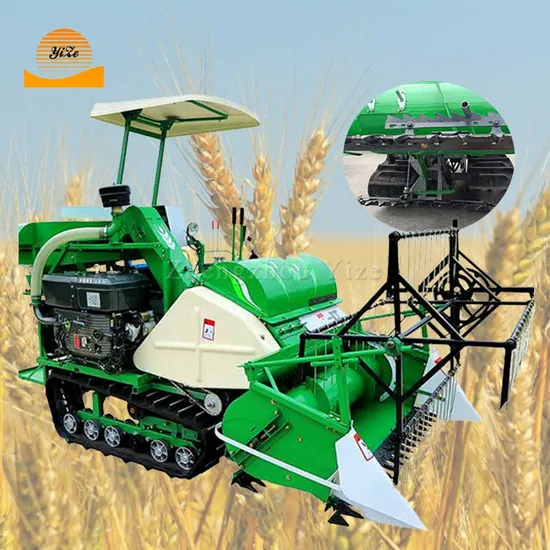 New Small Harvesting Equipment Wheat Rice Combine Reaper Harvester Machine for Sale