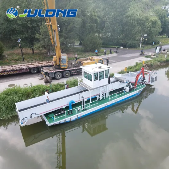 River Cleaning Machine Sargassum/Seaweed Harvesting Boats Water Hyacinth Harvester