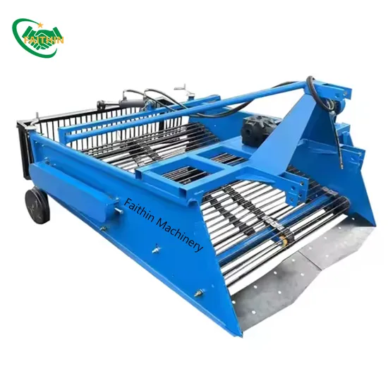 Single Row Potato Sweet Potato Harvester Farm Condition Combine Tractor Drive Harvester Garlic Peanut Harvesting Machine