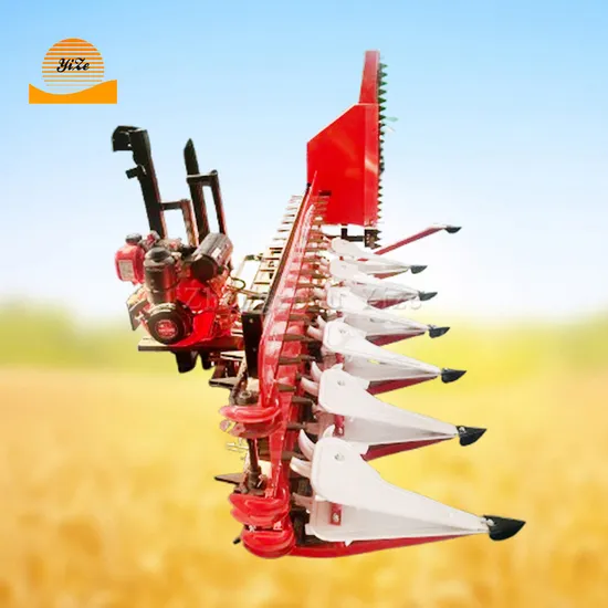 High Performance Agricultural Machinery Farm Combine Harvester Rice Wheat Harvesting Windrower