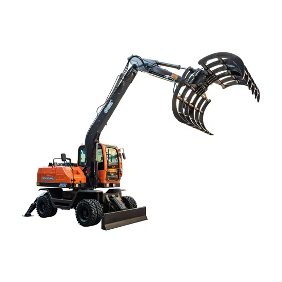 Wood Grapple Loader Digger Cotton Grapple Metal Recyling Scraps Materials Handler Excavator