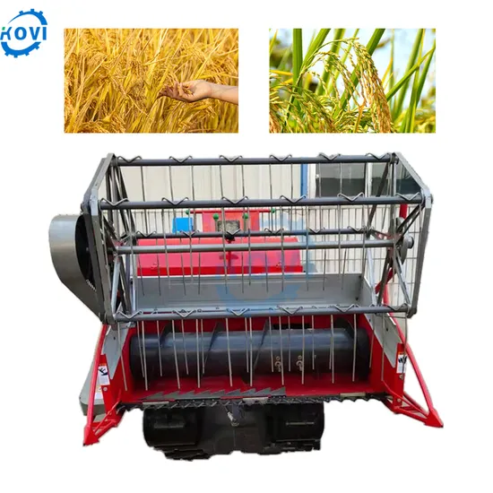 High Quality Rice Harvester Machine Agricultural Wheat Combine Harvester Machine Paddy Cutter Harvesting Machine Rice Harvest Tractor