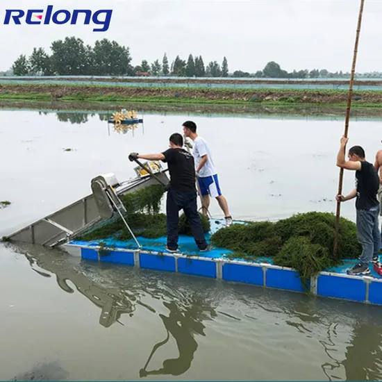 Aquatic Weed Harvester/ Floating Debris Garbage Cleaning Harvesting Machinery for Lake Water Treatment