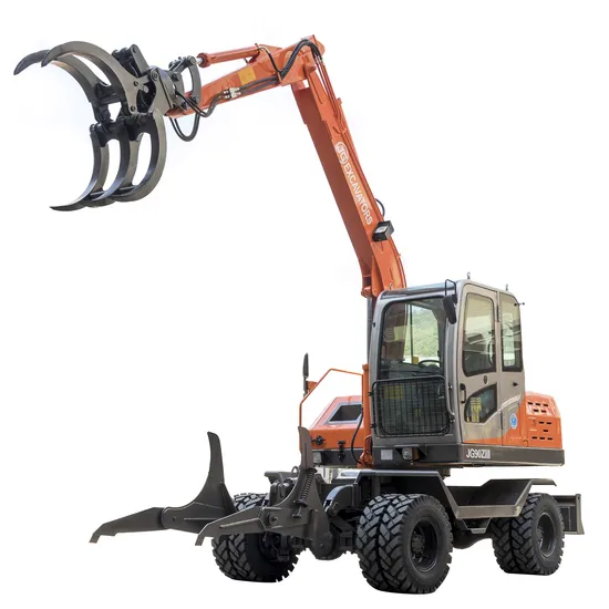 Jinggong Customized Pipe Grapple for Excavator with Heavy Duty Construction Features