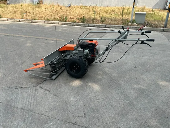 Wenovus Wngs-120 Multi-Functional Agricultural Machinery Wheat Reaper Machine Gasoline Powered Reaper Quiet Operation Forage Harvester