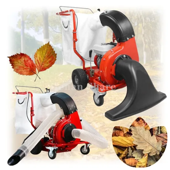 Lawn and Leaf Collector Sweeper Collection Machine