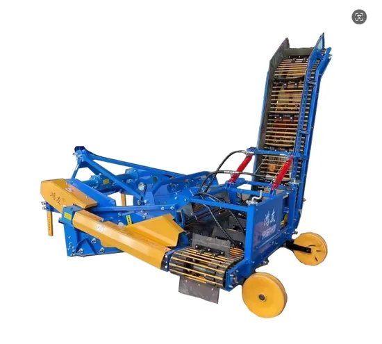Wholesale 4uds-90 Automatic Mini Combine Harvester Used 1row Potato Onion & Peanut Harvester for Farms