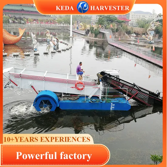 Water Weed Vessel Automatic Grass Weed Plant Harvester for Sale
