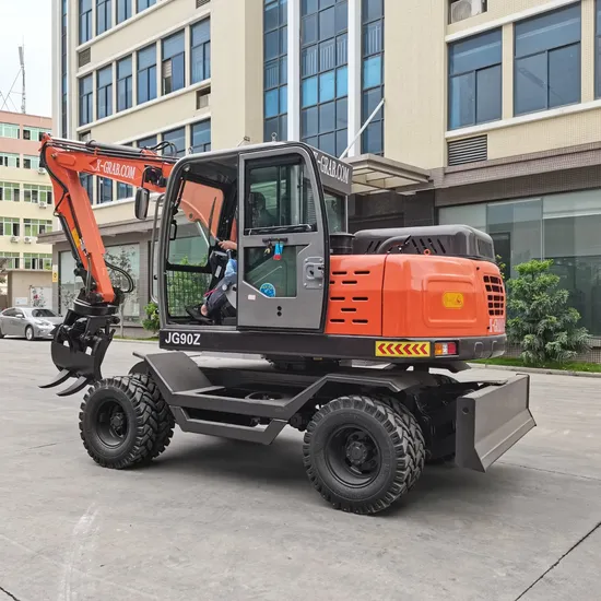 6 Tons Wheel Excavator with Grapple for Logging and Forestry Industries