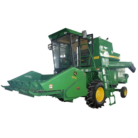 141HP High Efficiency W100 Corn Combine Harvester for Sale