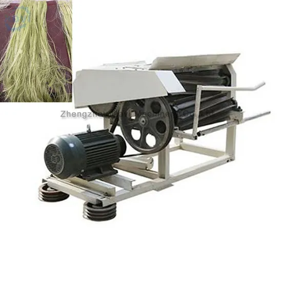 Automatic Faber Peeling Machine of Jute Sisal Fiber Decorticating Processing Machine in Philippines