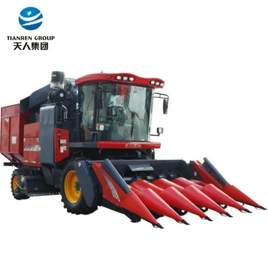 Factory Direct Supply Agriculture Machinery Self-Propelled Corn Combine Harvester with Rows 220HP