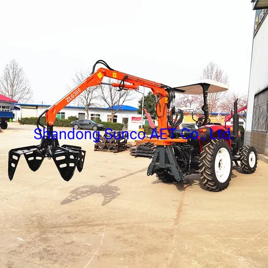 China Shandong Manuafacturer for Distributors! ! Palm Oil Fruit Ffb Grabber for Tractor Grabbing Palm Fruits Tractor Mounted Crane Grab