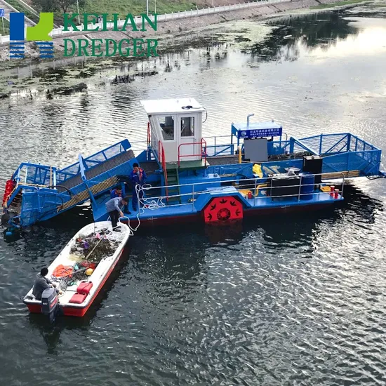 China River Cleaning Aquatic Plant/Water Hyacinth Harvester for Sale