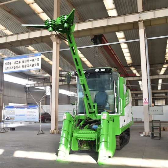 88kw 0.8-1.2m Fully Hydraulic Diesel Driven Full-Rod Crawler Combined Sugarcane Harvester Agricultural Machine