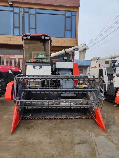 Second Hand Kubota 988q Full Feeding Combine Harvester