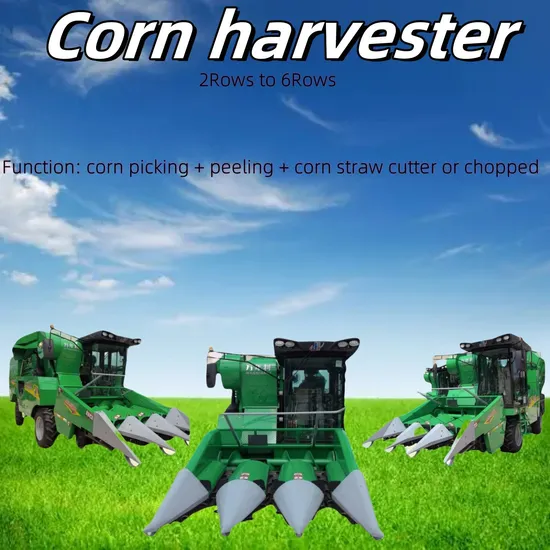 Self-Propelled Agriculture Maize Harvester Corn Picker Harvester with Chopping Corn Stalk Wheel Export
