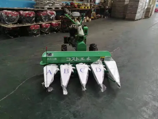 4G120 Walking Tractor Mini Harvest / Paddy Rice Reaper