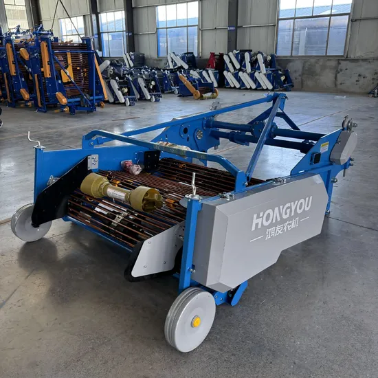 Double Row Horizontal Cut Harvester Fully Automatic Sorting and Loading Potato Picker