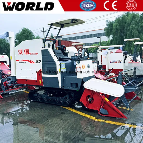 88HP 4lz-4.0e China Brand Mini Combine Harvester for Wheat Barley