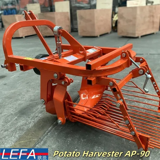 Pto Powered Vibrating Potato& Garlic Digger Harvester with CE Certificate