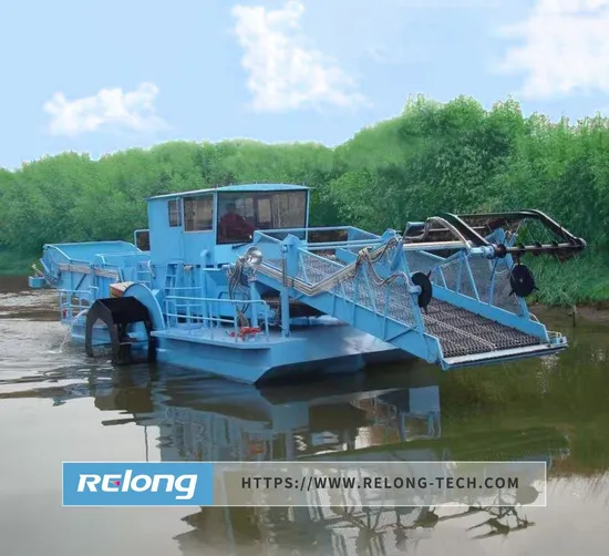 Small Water Harvester Hydraulic Cleaning Boat