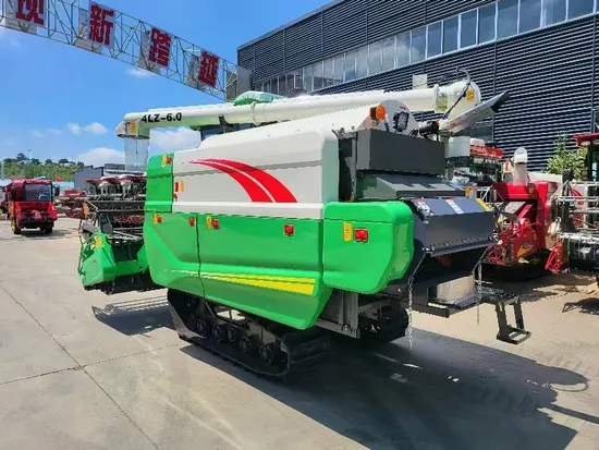 4lz-6.0 2000-2200 mm Cutting Width Crawler Rice Combine Harvester