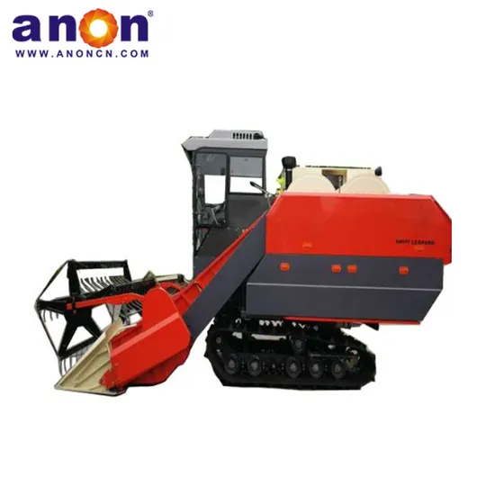 Anon New Arrival 4.0kg/S Wheat Rice Corn Combine Harvester