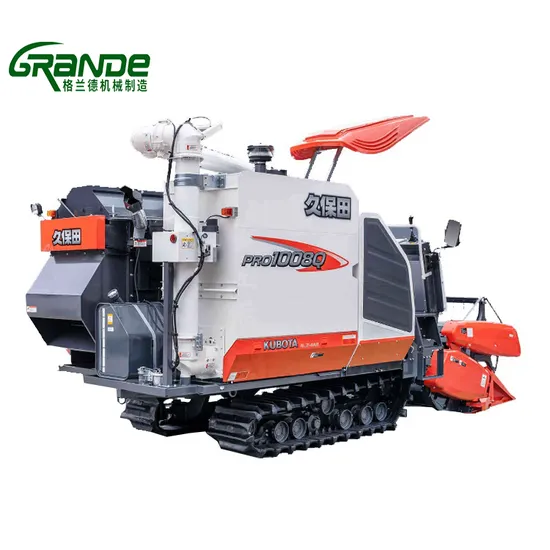 Kubota Harvester PRO1008q Rice and Wheat Combine Harvester with Factory Price