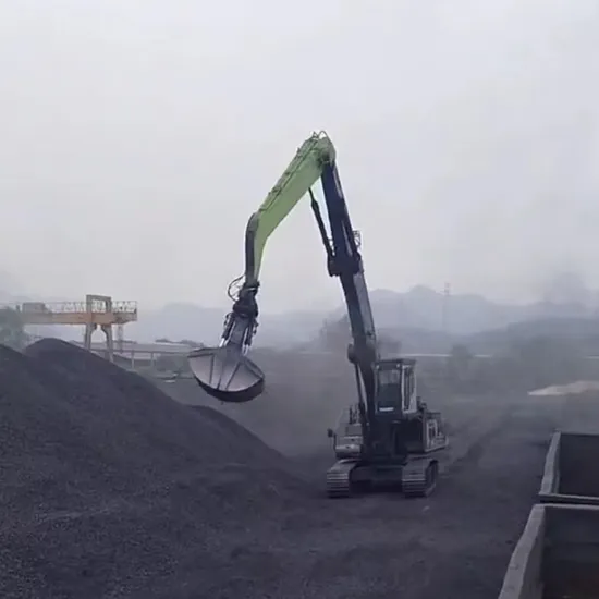 Powerful Construction Machine with Hardox Grab for Material Handling