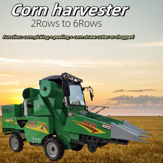 OEM Manufactures Corn Harvester 2 Rows Maize Combine Harvester in China