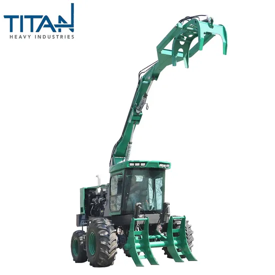 High performance four wheel drive sugarcane machine with comfortable cabin
