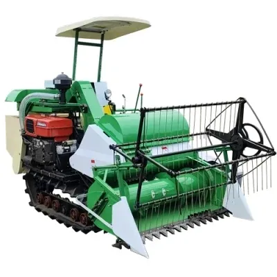 2024 Hot Selling Mini Rice Cutting Machine Combine Harvester