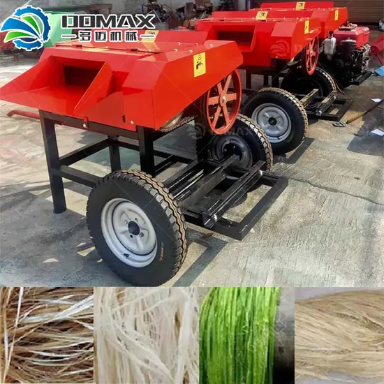 Wholesale Price Plant Fiber Separating Extracting Stripping Machine for Jute Sisal Pineapple Leaf