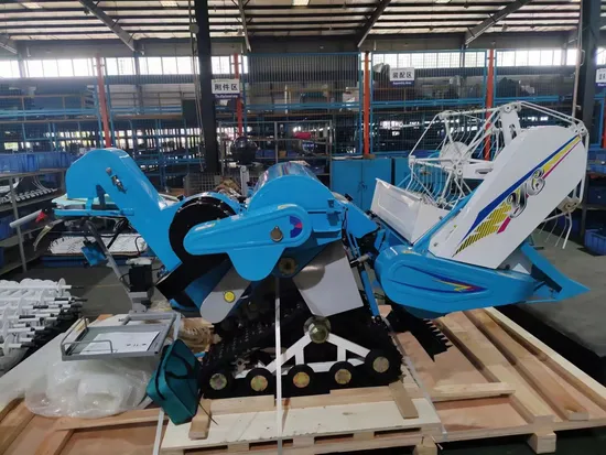 Wheat And Rice Farm Use Rubber Track For Rice Combine Harvester