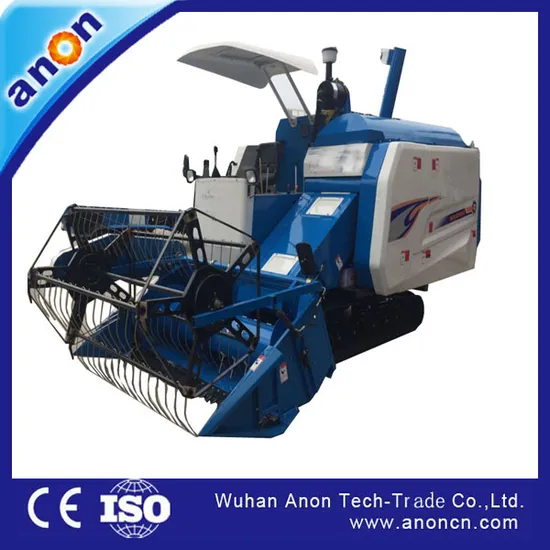 Anon Combine Harvester Harvesting Maize Paddy Rice Wheat Farming Harvester Corn Combine Harvester
