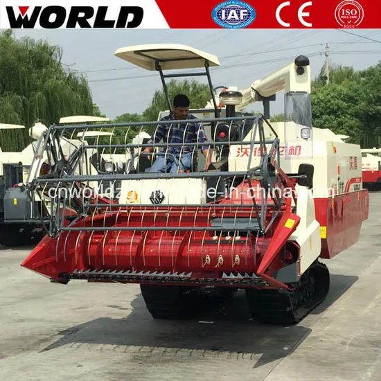 4lz-6.0 2.2m Cutting Width Farm World Rice Combine Harvester Price
