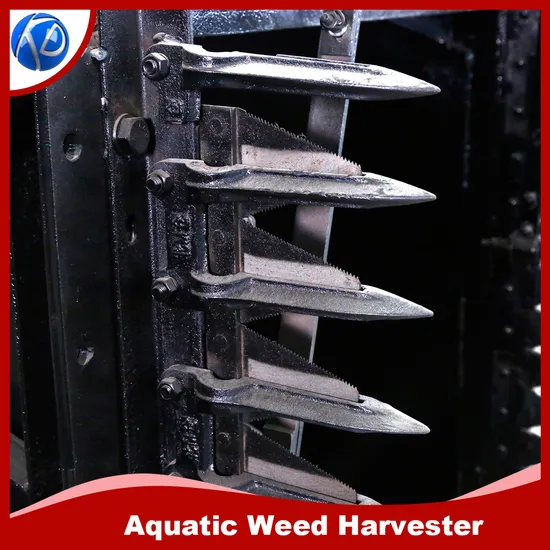 Self Loading and Self Discharge Hot Sell Aquatic Weed Cutting Machine with Hydraulic System Easy for Maintain and Check.