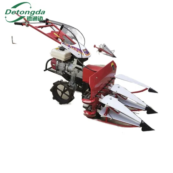 4 Rows Farm Wheat Rice Combine Corn Harvester Cutter Rower with Walking Tractor