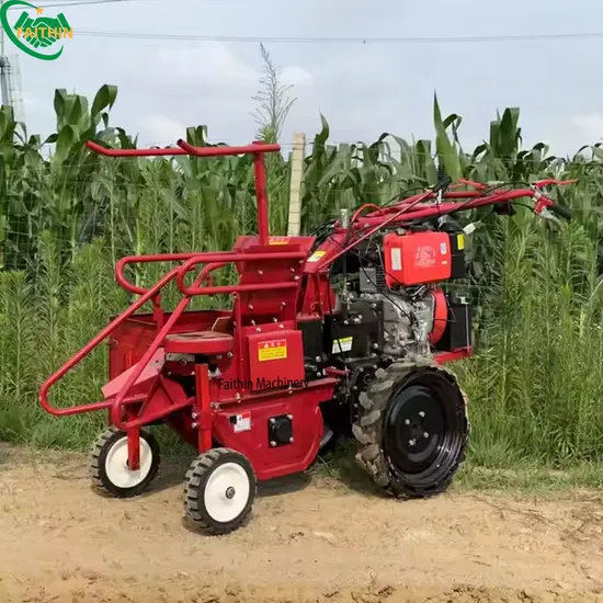1 Row Corn Combine Harvester Corn Harvester Machine Mini Tractor Mounted Combine Sweet Corn Maize Harvester Machine