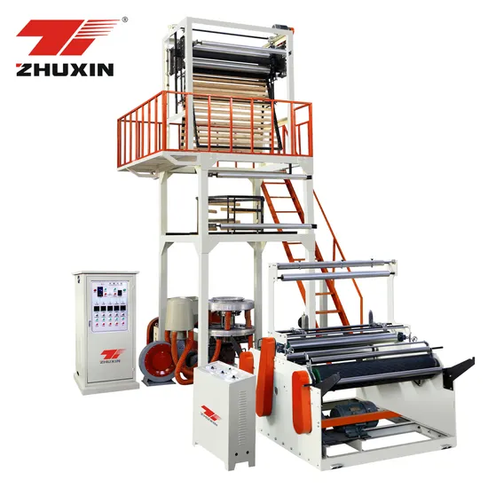 Sj-a Model High Speed Biodegradable PLA Pbat Sigle Layer Extruder Blown Extrusion Line Plastic Film Blowing Machine Price for LLDPE LDPE and HDPE