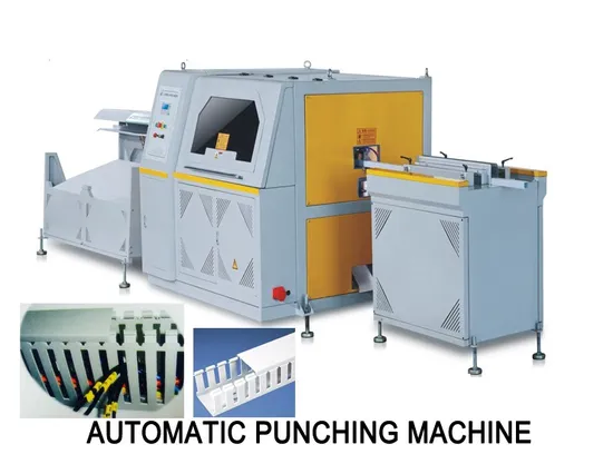 Automatic PVC Cable Trunking Punching Machine