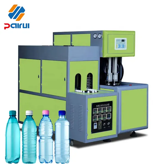 Factory New Semi Automatic 2 Cavity Plastic Water Bottle Blowing Machine