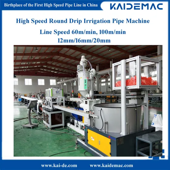 Round Drip Irrigation Pipe Making Machine 6mm/8mm/12mm/16mm/20mm
