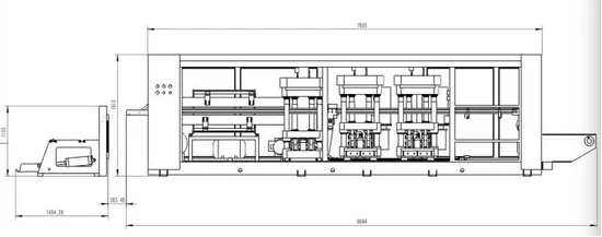 Zhd-Mulit-Stations 680/420 Thermoforming Machine