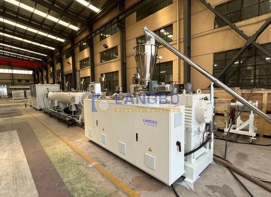 50-200mm PVC/UPVC Pipe Extrusion Line Production Line Wholesale PVC PE Pipe Production Line Making Machine Factory China Corrugated PVC Pipe Production Line