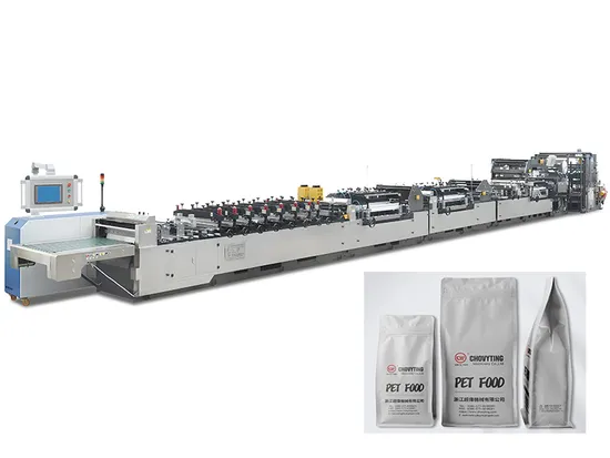 800sqb 8 Side Welding Food Packaging Square Bottom Stand up Ziplock Bag Pouch Making Machine