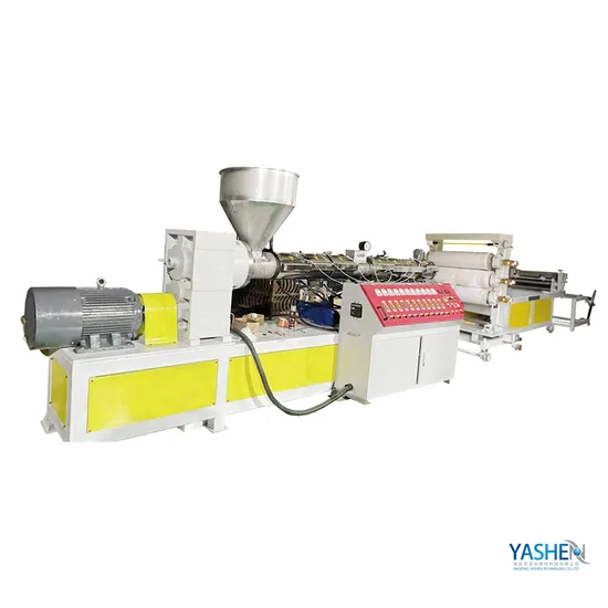 Three Rolls Calendering PVC Strip Curtain Machine, PVC Strip Curtain Extrusion Machine