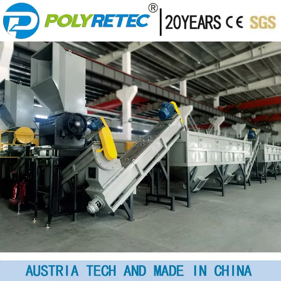 PE PP LDPE HDPE Film Bags Sheets Recycling Machinery/Soft Plastic Washing Line